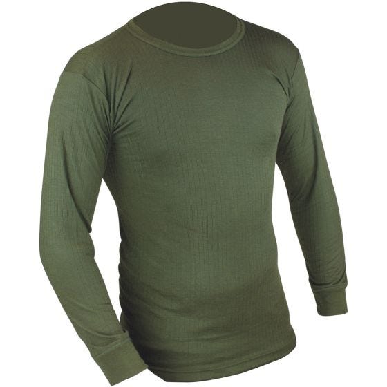 Highlander maglia termica a maniche lunghe in verde oliva