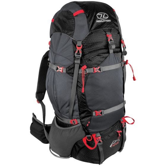Highlander zaino Ben Nevis 65L in nero