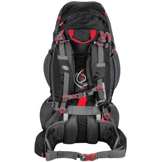 Highlander zaino Ben Nevis 65L in nero