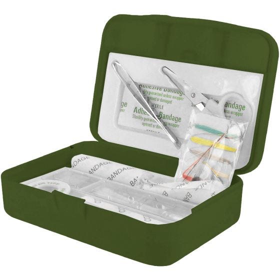 Highlander set di primo soccorso Cadet in verde oliva