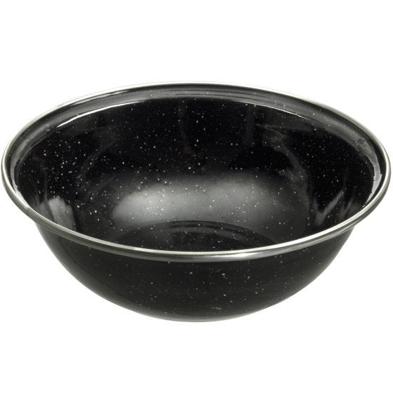 Highlander scodella deluxe smaltata in nero