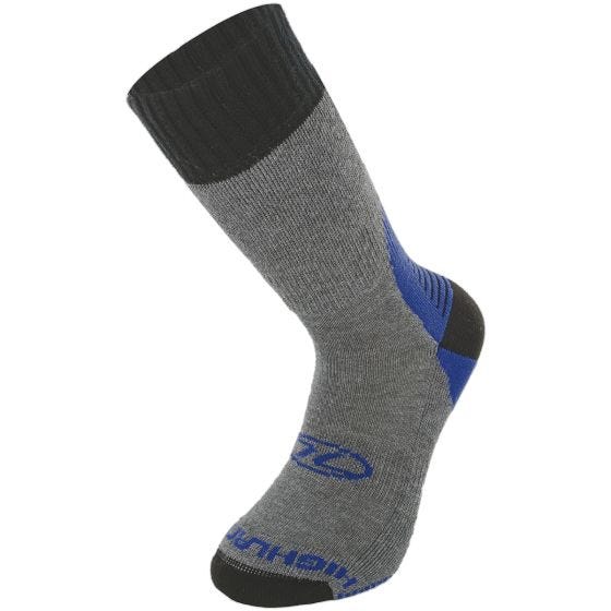 Highlander calzini da escursione X-Plorer Coolmax in grigio/blu