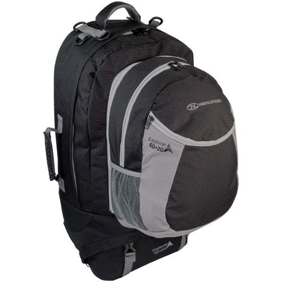 Highlander zaino X-Plorer 60+20L in nero