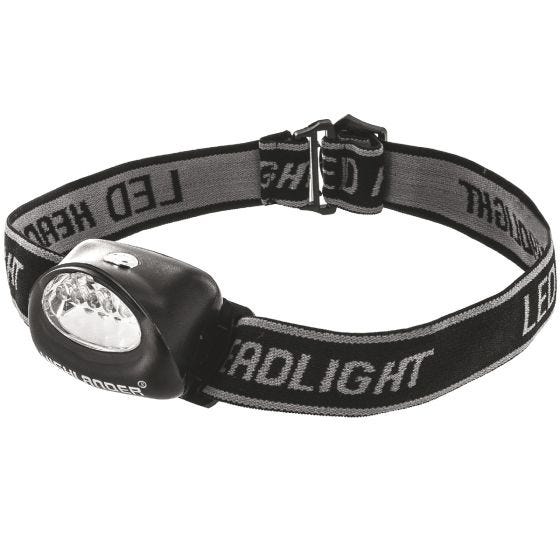 Highlander torcia da testa Fornax 5 LED in nero