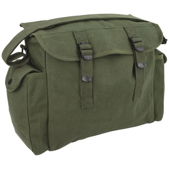 Highlander borsone robusto in verde oliva