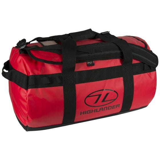 Highlander borsone Lomond in cerata da 65 L in rosso