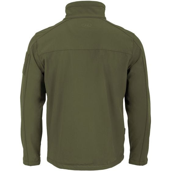 Highlander giacca softshell Odin in verde oliva