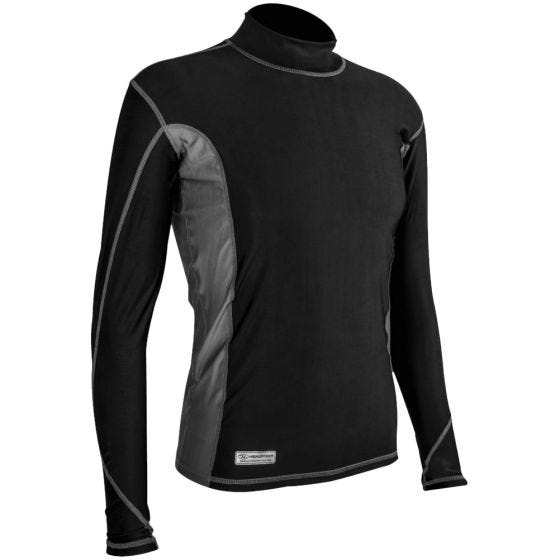 Highlander maglietta da uomo Pro Comp a maniche lunghe in nero / grigio