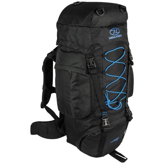 Highlander zaino Rambler 66 in nero/celeste