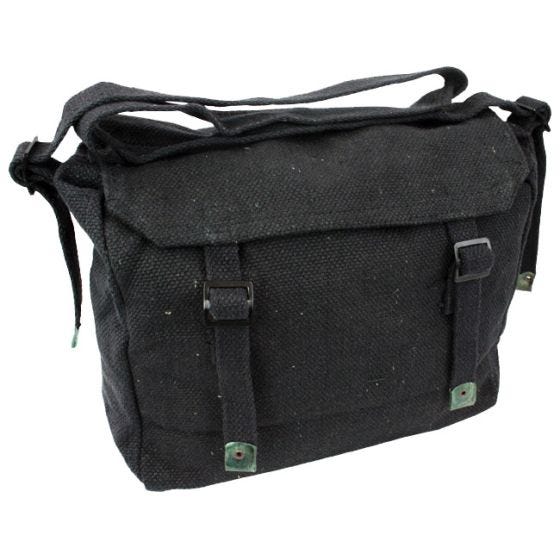 Highlander borsa a tracolla in fettuccia in nero