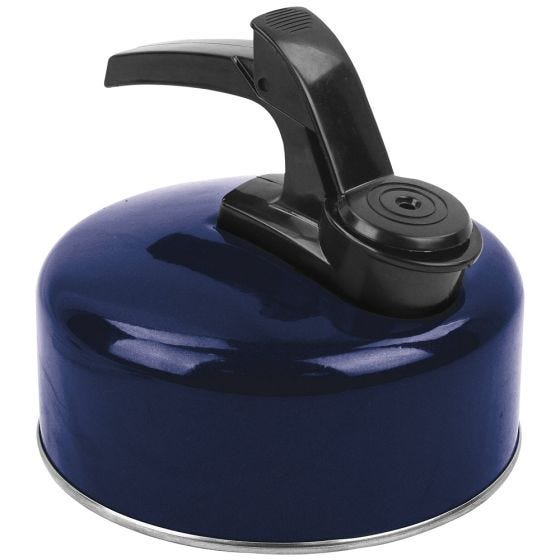 Highlander bollitore small deluxe in alluminio con funzione fischio large in Dark Navy Blue