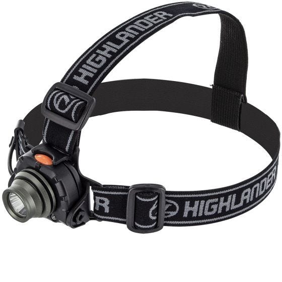 Highlander torcia da testa Wave 3W con sensore di movimento