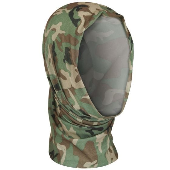 Mil-Tec copricapo multifunzione in Woodland