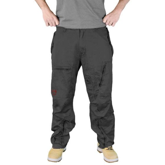 Surplus pantaloni cargo Infantry in nero