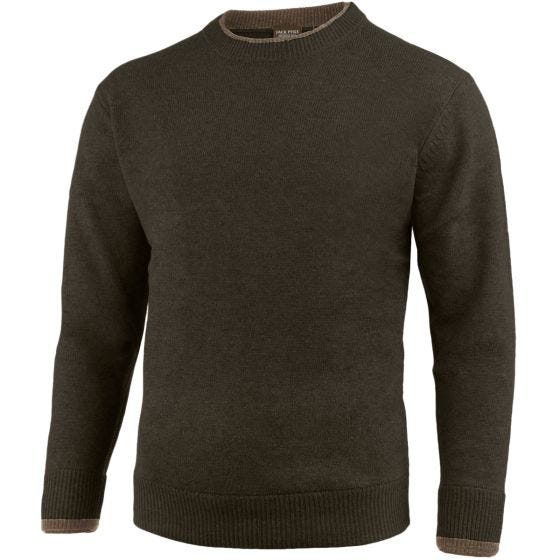 Jack Pyke pullover girocollo Ashcombe in verde oliva scuro