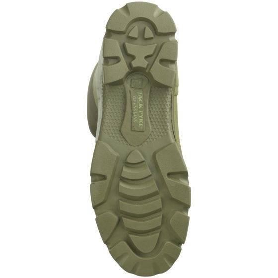Jack Pyke stivali Wellington Ashcombe in neoprene verde oliva chiaro/verde