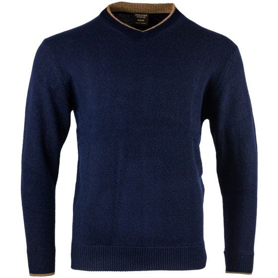 Jack Pyke  pullover con scollo a V Ashcombe in Navy