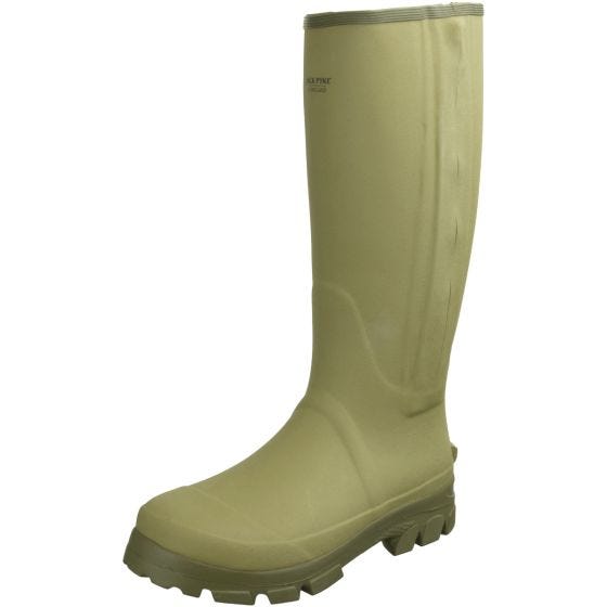 Jack Pyke stivali Wellington con zip Ashcombe in verde oliva chiaro