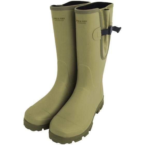 Jack Pyke stivali Wellington con gherone Ashcombe in verde oliva