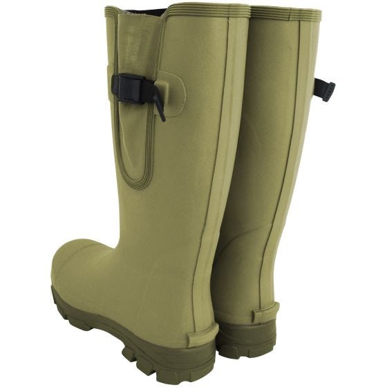 Jack Pyke stivali Wellington con gherone Ashcombe in verde oliva