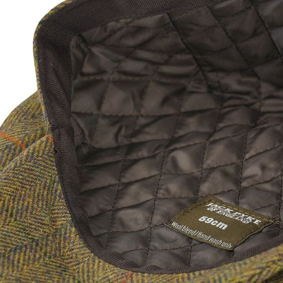 Jack Pyke basco in misto lana in Tweed Brown