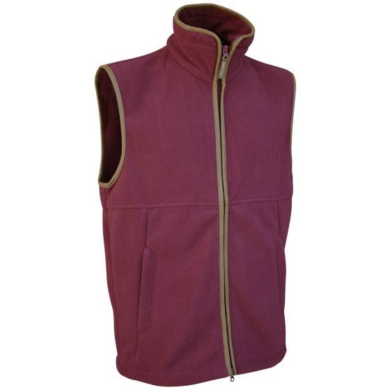 Jack Pyke gilet Countryman in pile bordeaux