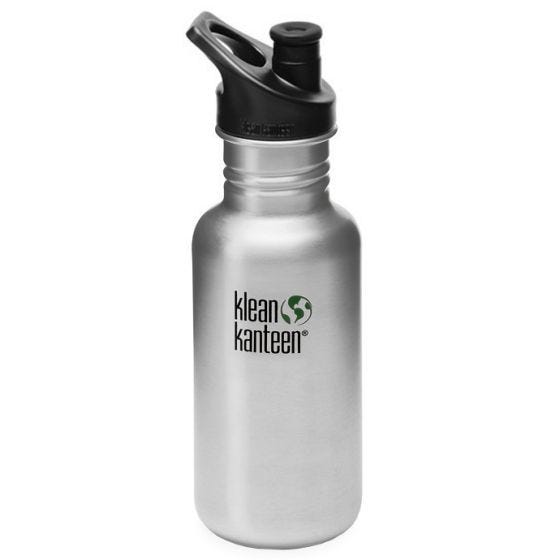 Klean Kanteen borraccia Classic con tappo Sport 3.0 532ml in acciaio inox spazzolato