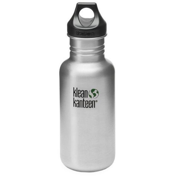Klean Kanteen borraccia Classic con tappo ad anello 532ml in acciaio inox spazzolato