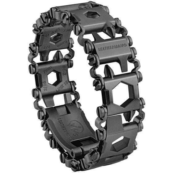 Leatherman bracciale multiuso Tread LT in nero
