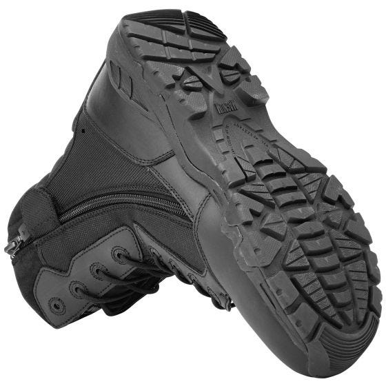 Magnum anfibi Viper Pro 8.0 in nero con zip laterale