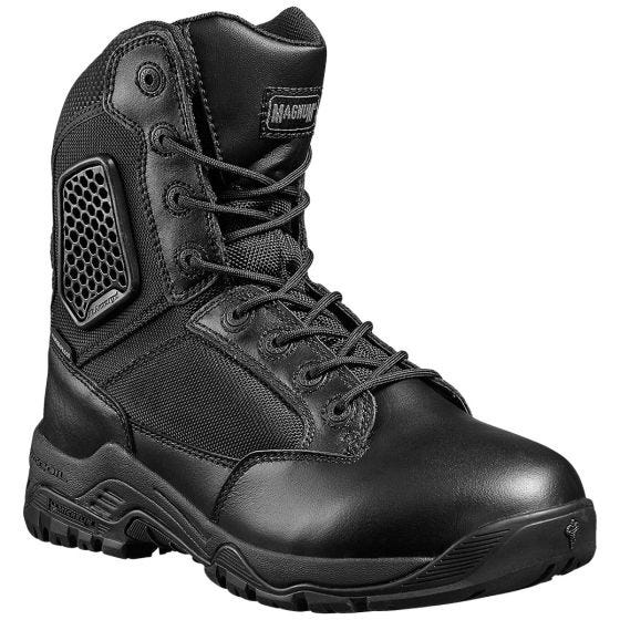 Magnum anfibi Strike Force 8.0 impermeabili con zip laterale in nero