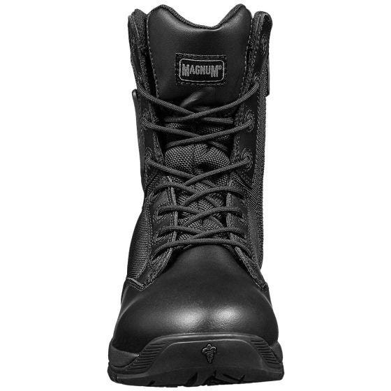 Magnum anfibi Strike Force 8.0 impermeabili con zip laterale in nero