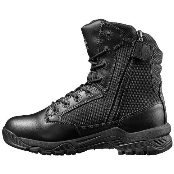 Magnum anfibi Strike Force 8.0 impermeabili con zip laterale in nero