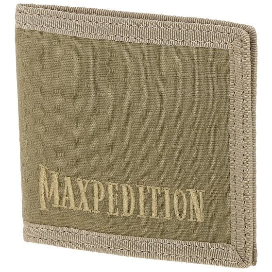 Maxpedition portafoglio apertura a libro in Tan