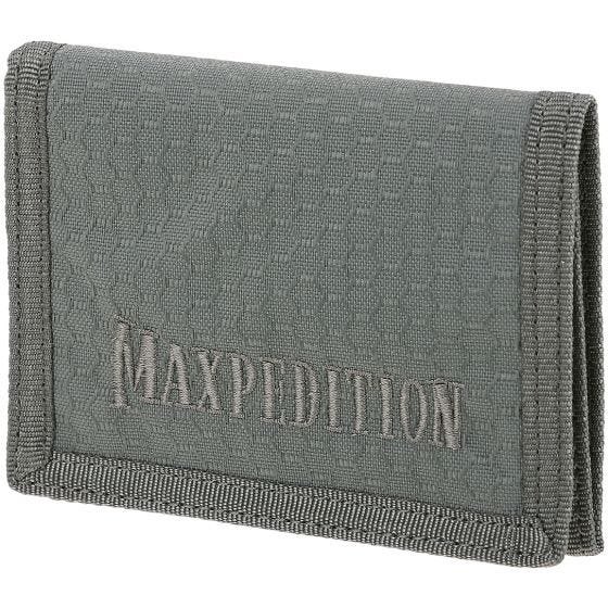 Maxpedition portafoglio apertura a libro tre facciate in grigio
