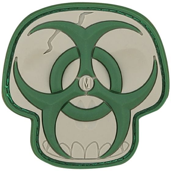 Maxpedition patch Biohazard Skull in Arid