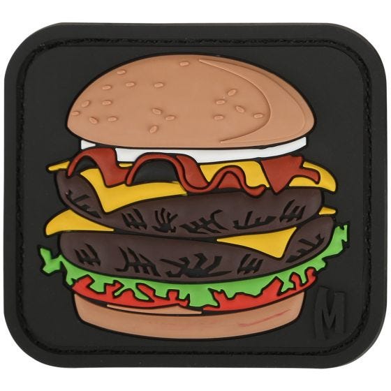 Maxpedition patch Burger a colori