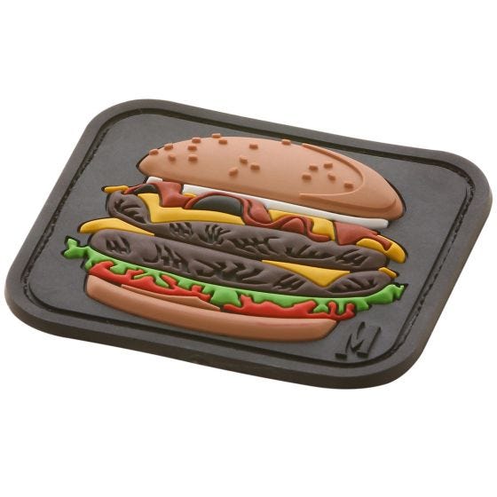 Maxpedition patch Burger a colori