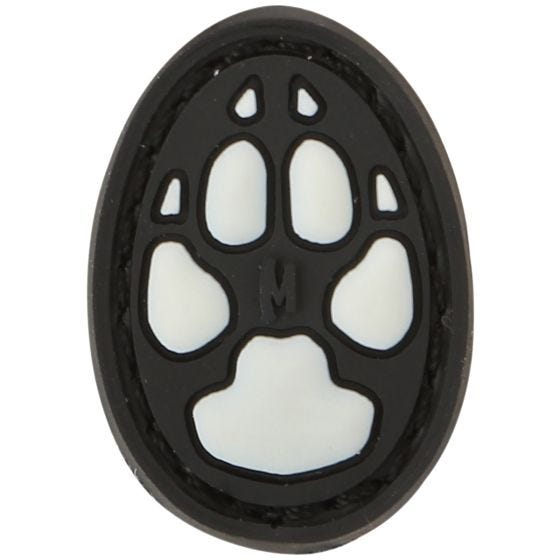 Maxpedition patch zampata Dog Track 1" in fosforescente