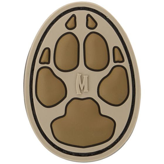 Maxpedition patch zampata Dog Track 2" in arid