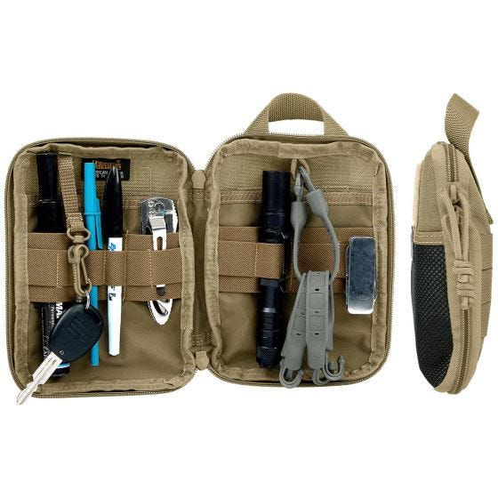 Maxpedition tasca organizer per uso quotidiano E.D.C. in cachi