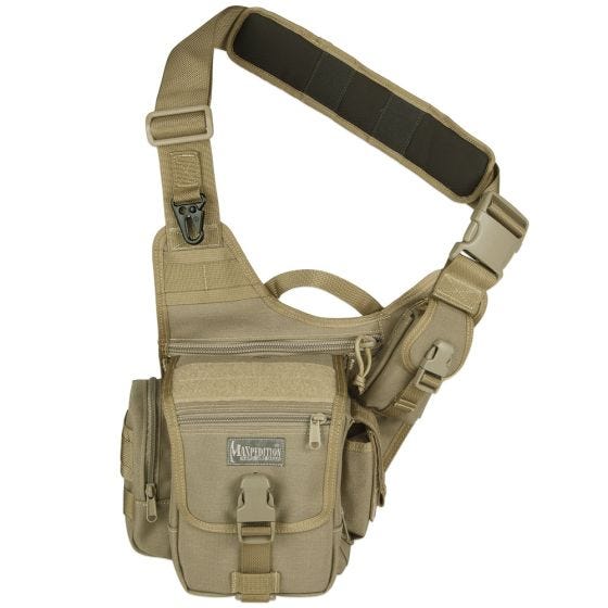 Maxpedition zaino monospalla Fatboy Versipack in cachi