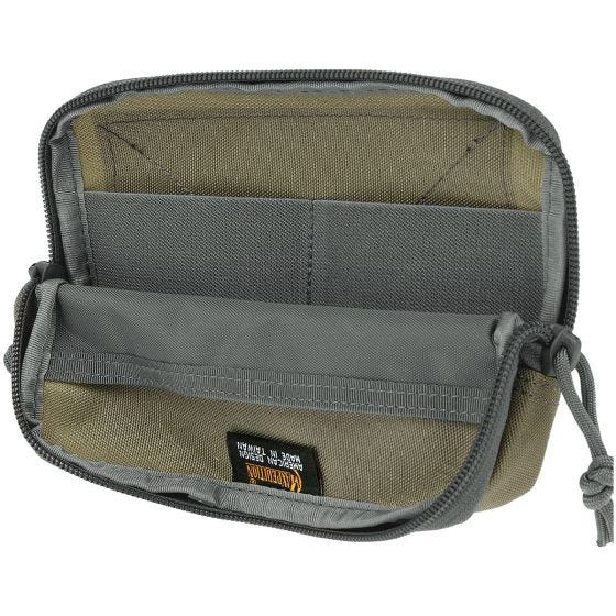 Maxpedition tasca 5" x 7" (12,7 cm x 17,7 cm) con zip e retro a strappo in Khaki Foliage