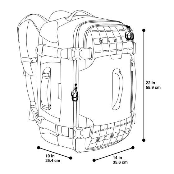 Maxpedition borsa da viaggio Ironcloud Adventure in Tan
