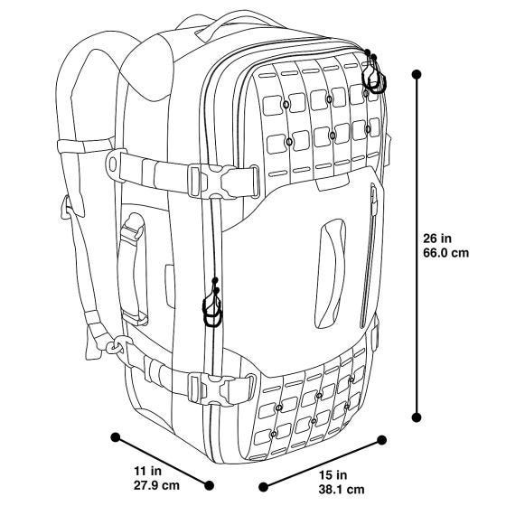 Maxpedition borsa da viaggio Ironstorm Adventure in grigio