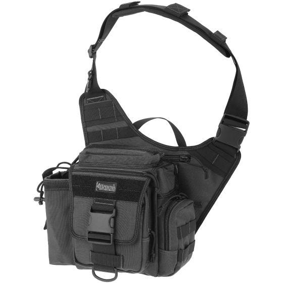 Maxpedition zaino monospalla Jumbo Versipack in Wolf Grey