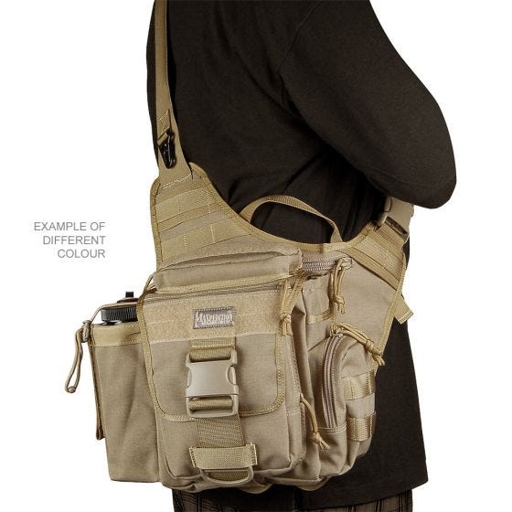 Maxpedition zaino monospalla Jumbo Versipack in Wolf Grey