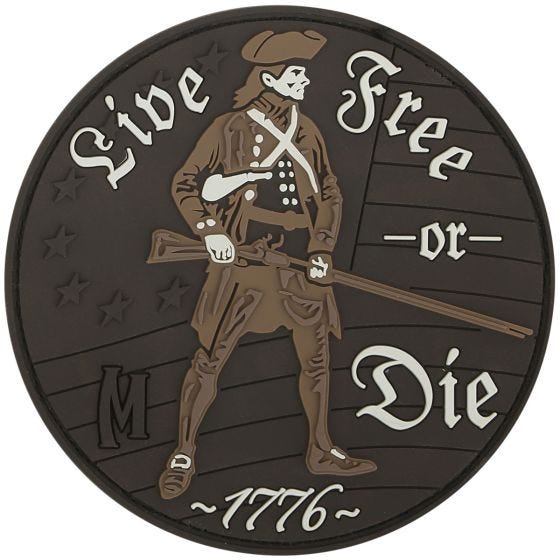 Maxpedition patch Live Free or Die in Arid