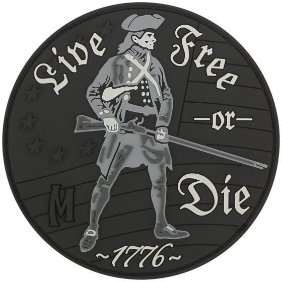 Maxpedition patch Live Free or Die in SWAT