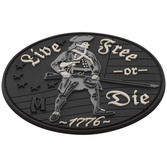 Maxpedition patch Live Free or Die in SWAT